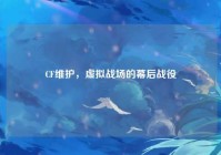 CF维护，虚拟战场的幕后战役
