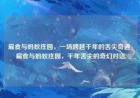 扁食与蚂蚁庄园，一场跨越千年的舌尖奇遇，扁食与蚂蚁庄园，千年舌尖的奇幻对话