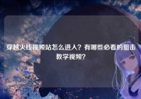 穿越火线视频站怎么进入？有哪些必看的狙击教学视频？