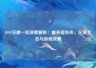 DNF安徽一区深度解析：服务器特色、玩家生态与游戏攻略