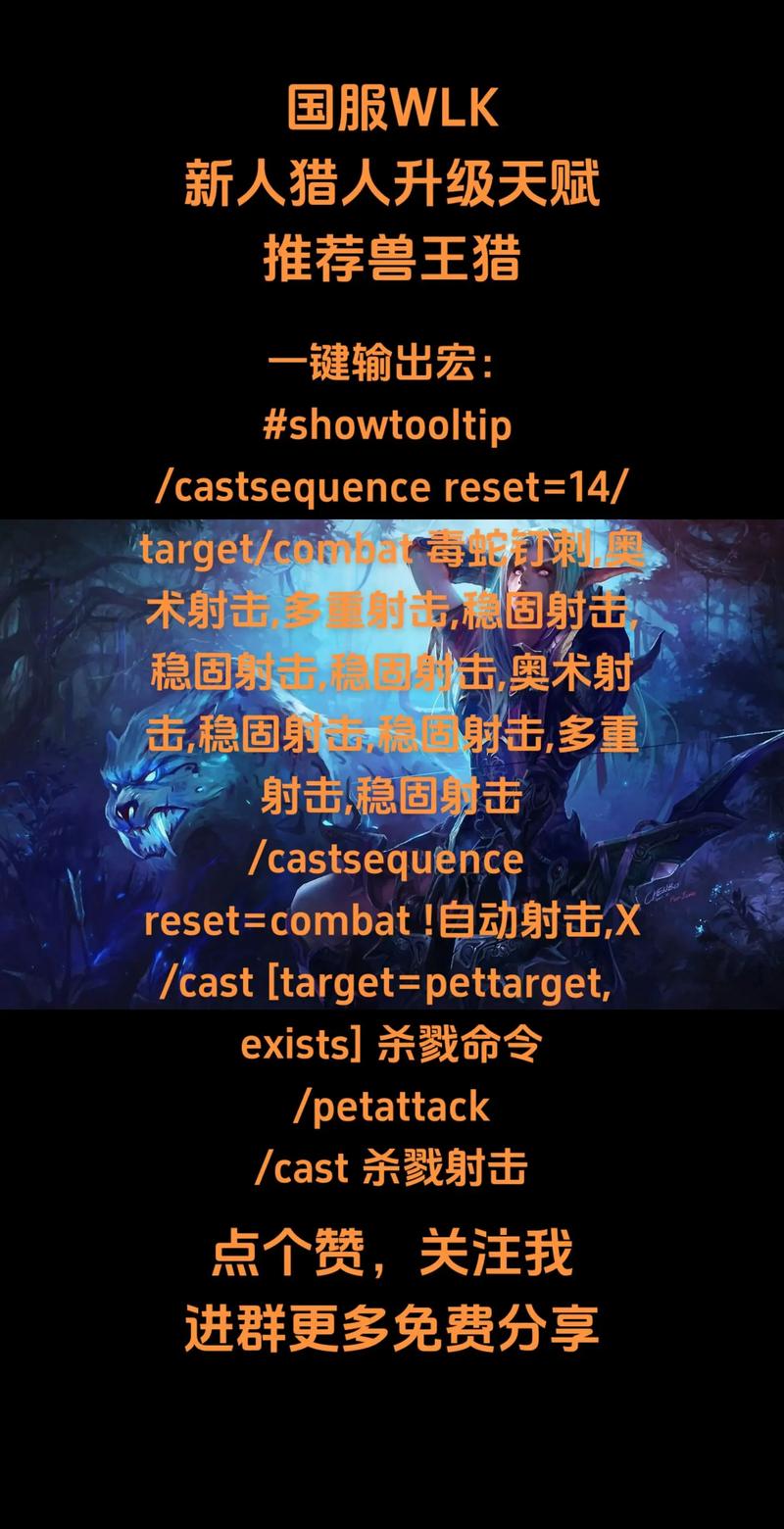 魔兽世界猎人宝宝宏不会用？手把手教你轻松掌握