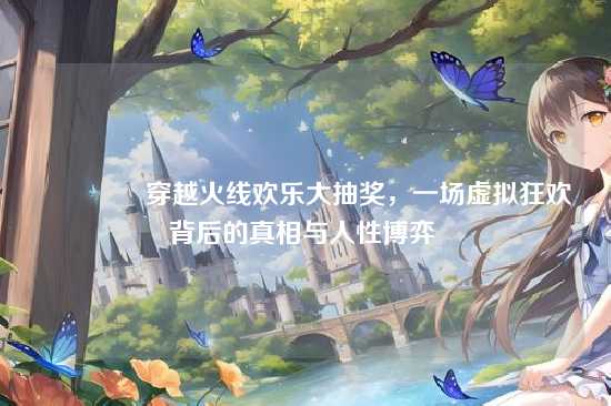 ?穿越火线欢乐大抽奖，一场虚拟狂欢背后的真相与人性博弈 