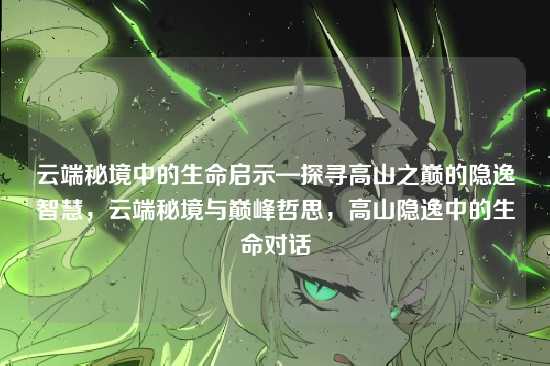 云端秘境中的生命启示—探寻高山之巅的隐逸智慧，云端秘境与巅峰哲思，高山隐逸中的生命对话